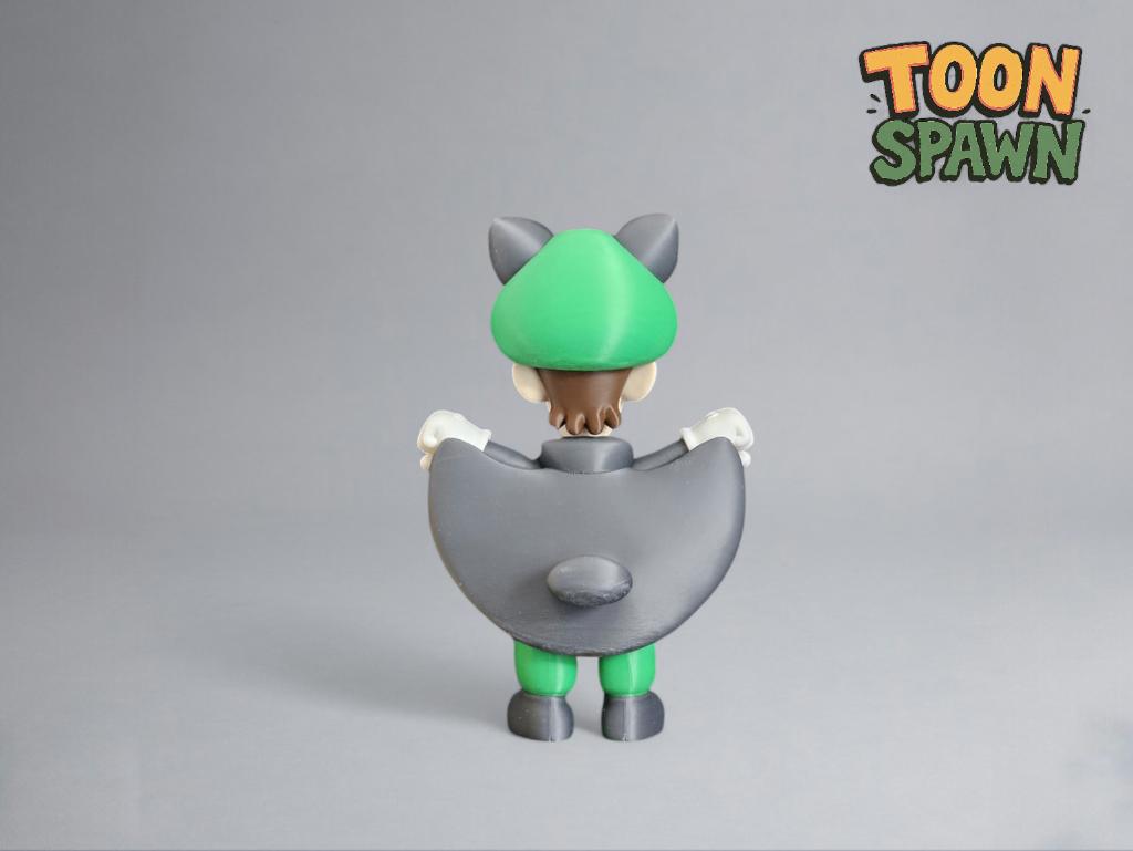 ️ Flying Squirrel Luigi Beeld 23cm – Super Mario, Verzamelen, Beelden en Beeldjes, Ophalen of Verzenden, Nieuw, Fantasy