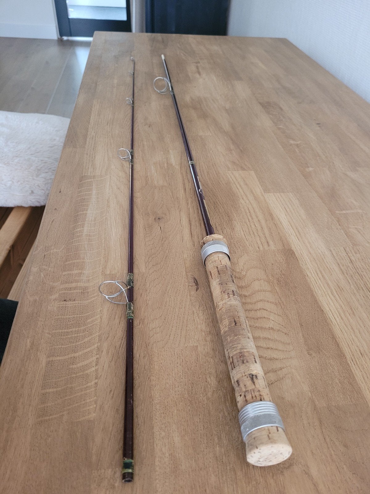 Vintage Fibatube glasvezel hengel Peeters Hengelsport, Ophalen of Verzenden, Gebruikt, Werphengel