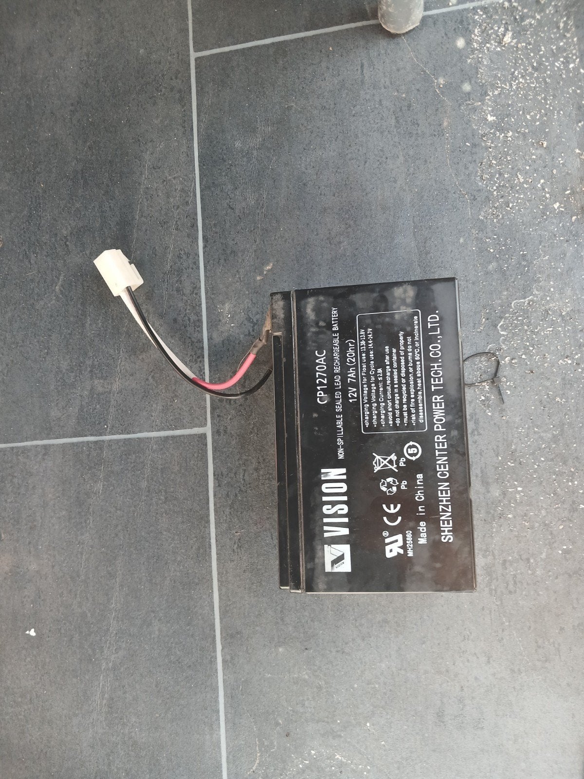 12v 7ah (20hr), Ophalen of Verzenden