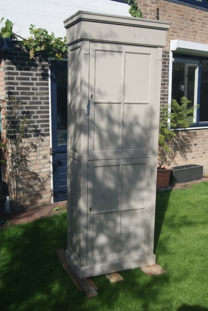 Vitrinekast met twee vitrine deuren, Ophalen, Gebruikt, 200 cm of meer, Engelse Edwardian neo-klassieke stijl