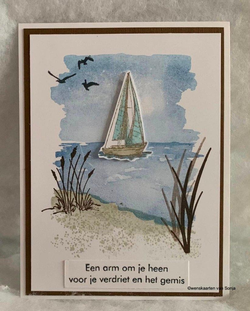 Zelfgemaakte kaarten CONDOLEANCE., Ophalen of Verzenden, Nieuw, Overige thema's