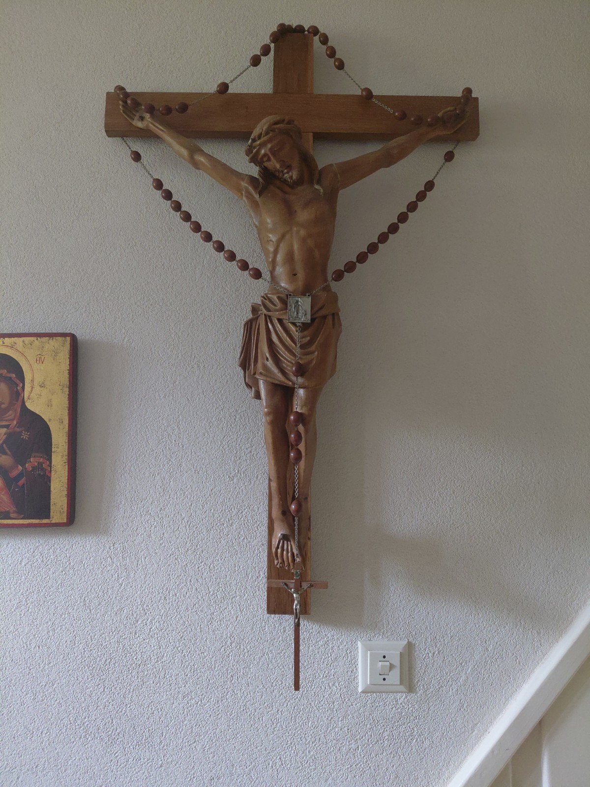 Grote rozenkrans / bidsnoer / paternoster, Ophalen of Verzenden