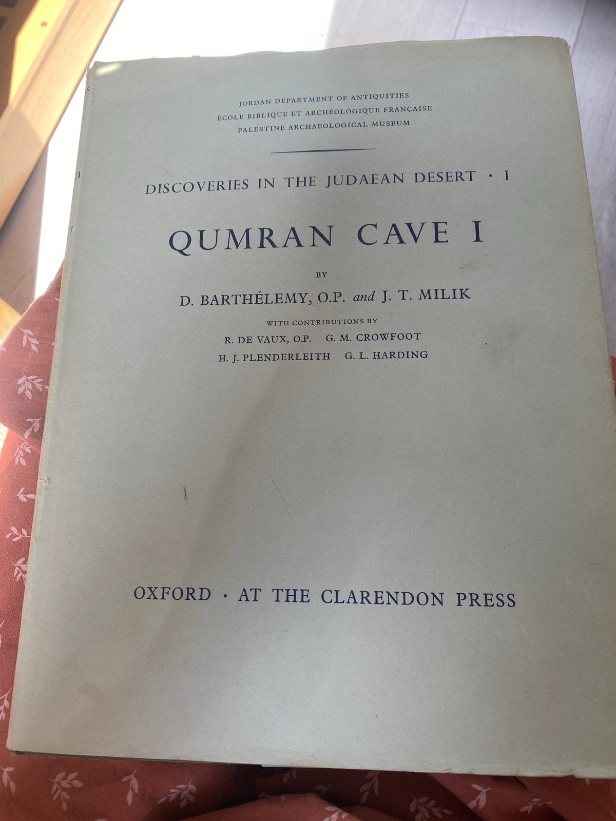 Discoveries in the Judaean Desert I: Qumran Cave I (Frans), Boeken, Ophalen of Verzenden, Gelezen, Non-fictie