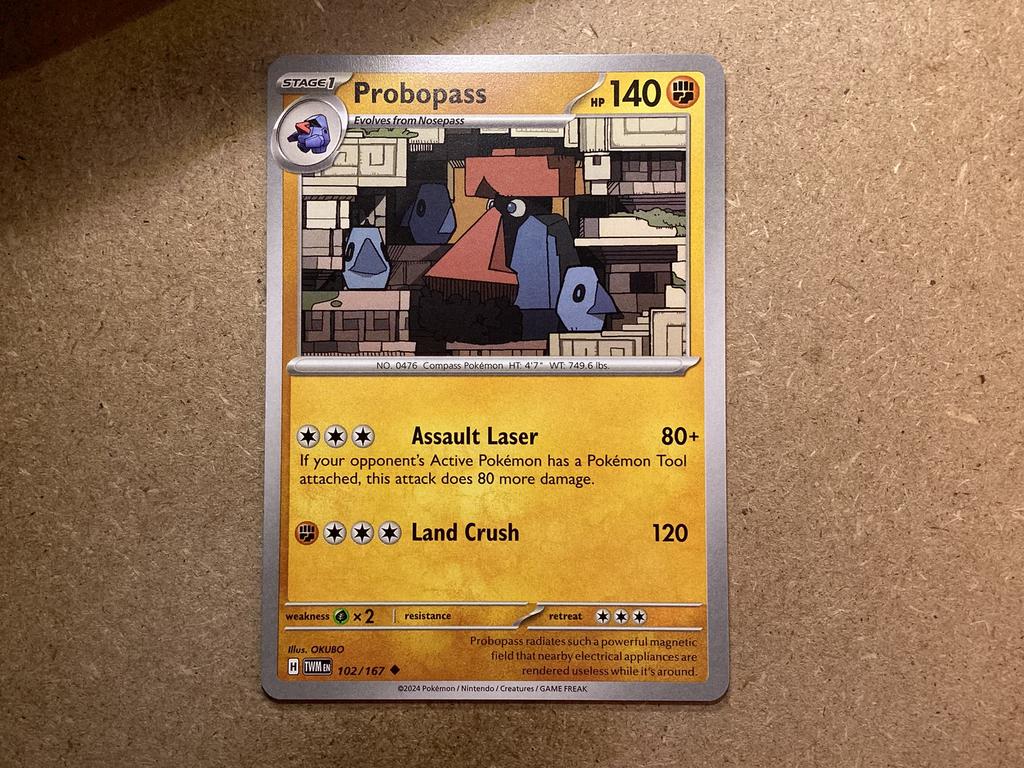 1x Probopass [TWM 102/167] (Near Mint), Ophalen of Verzenden, Zo goed als nieuw, Losse kaart