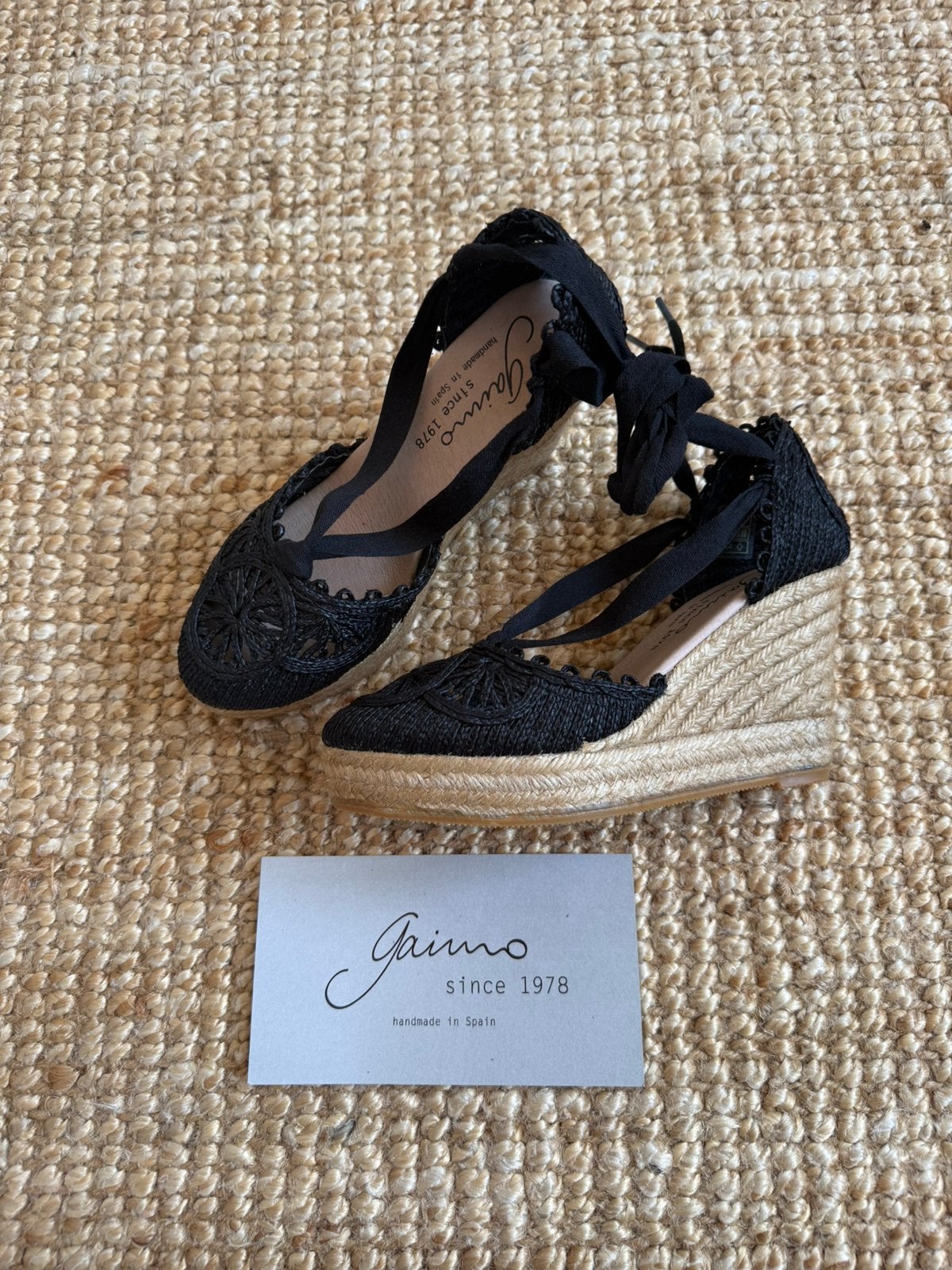 Gaimo, luxe espadrilles maat 39, nieuw!, Kleding | Dames, Zwart, Nieuw, Ophalen of Verzenden, Espadrilles of Moccasins