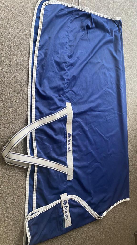 Bucas freedom twill sheet blauw 145/198 cm, Dieren en Toebehoren, Bucas, 0 g, Ophalen of Verzenden, Zo goed als nieuw