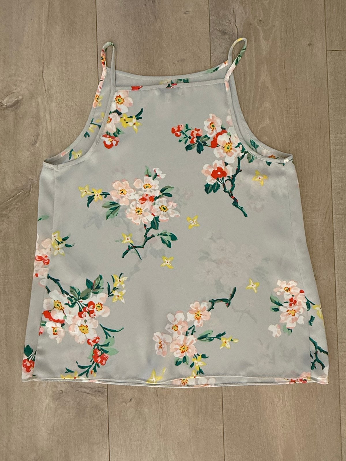 Lichtblauwe top van Warehouse met bloemenprint, Maat 38/40 (M), Blauw, Ophalen of Verzenden, Zo goed als nieuw