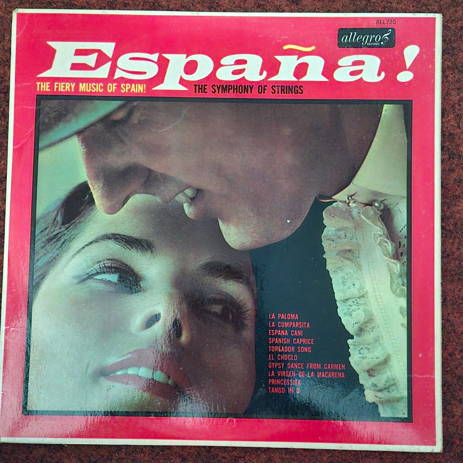 España! The Fiery Music of Spain! - The Symphony of Strings, Ophalen of Verzenden, Zo goed als nieuw, 12 inch, LP