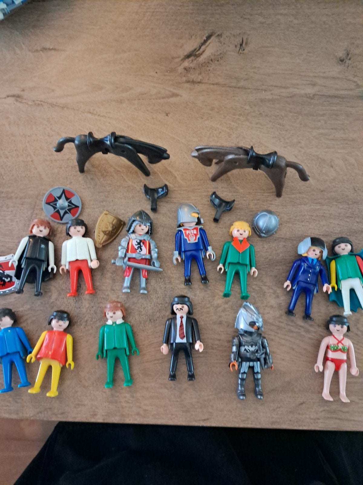 playmobil poppetjes, Ophalen
