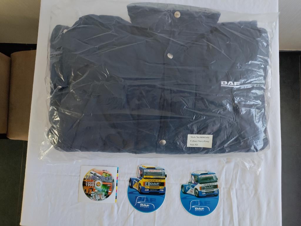 DAF Winter Jas maat XL (Navy/Grey), DAF, Blauw, Ophalen of Verzenden, Maat 56/58 (XL)