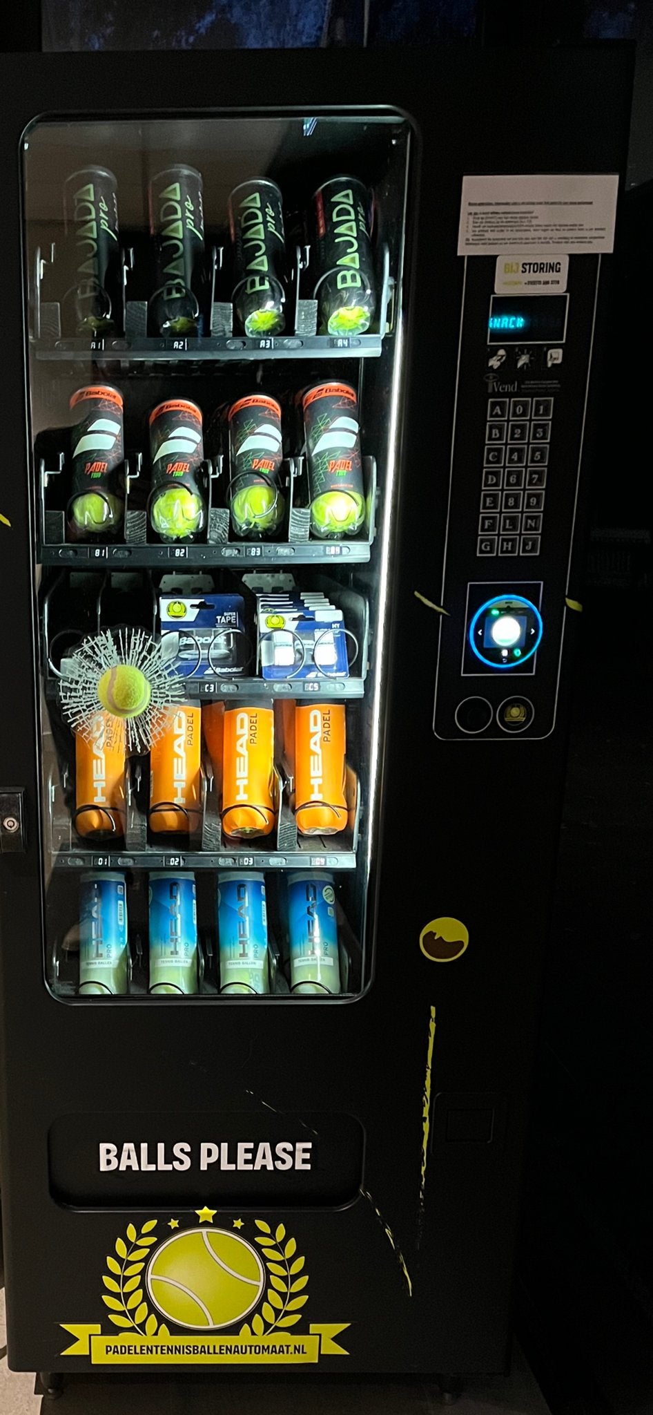 Padel- en Tennisballen Automaat - Vendingautomaat, Ophalen, Gebruikt, Ballen, Overige merken