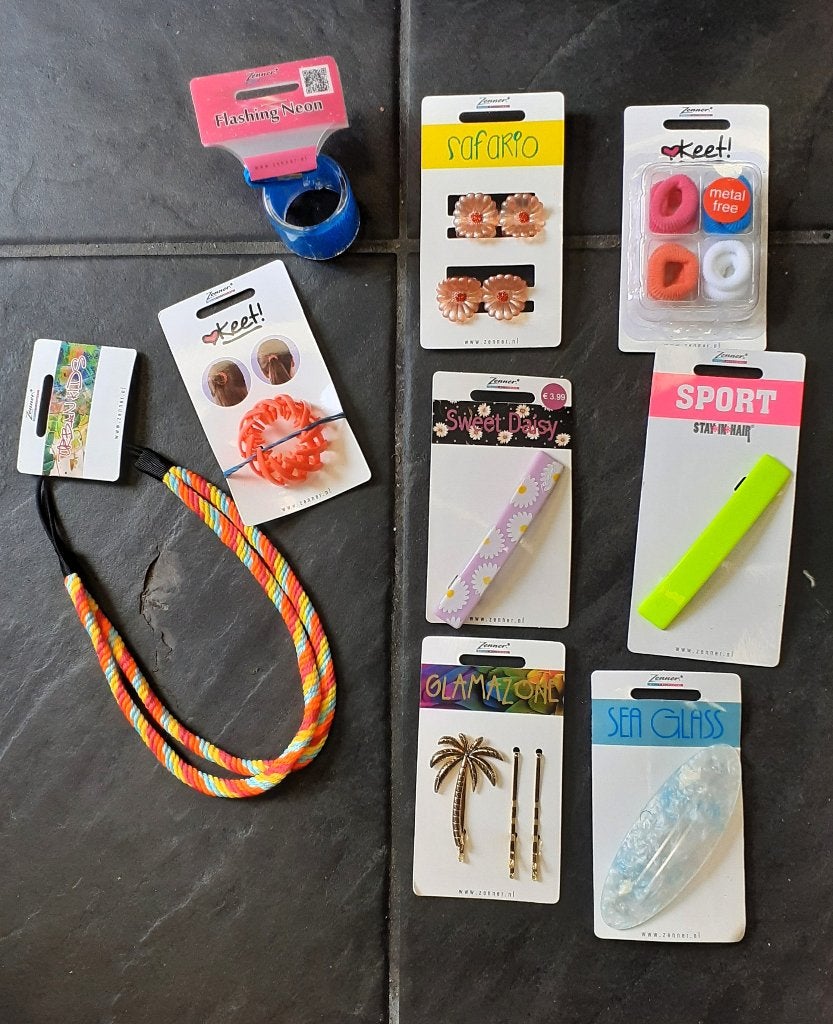 Haaraccessoires 9 stuks Nieuw, Ophalen of Verzenden, Nieuw, Haarspeld