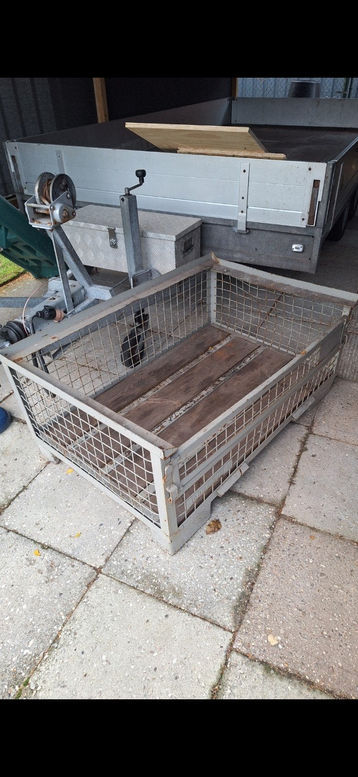 gitterbox, Ophalen, Gebruikt