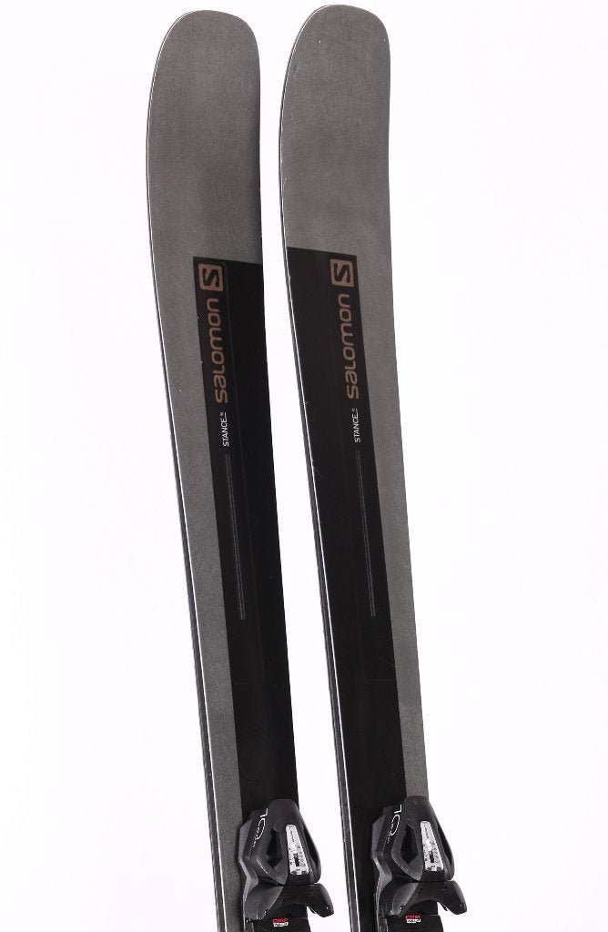 188 cm freeride ski's SALOMON STANCE 96, black, full poplar, 160 tot 180 cm, Gebruikt, Verzenden, Salomon