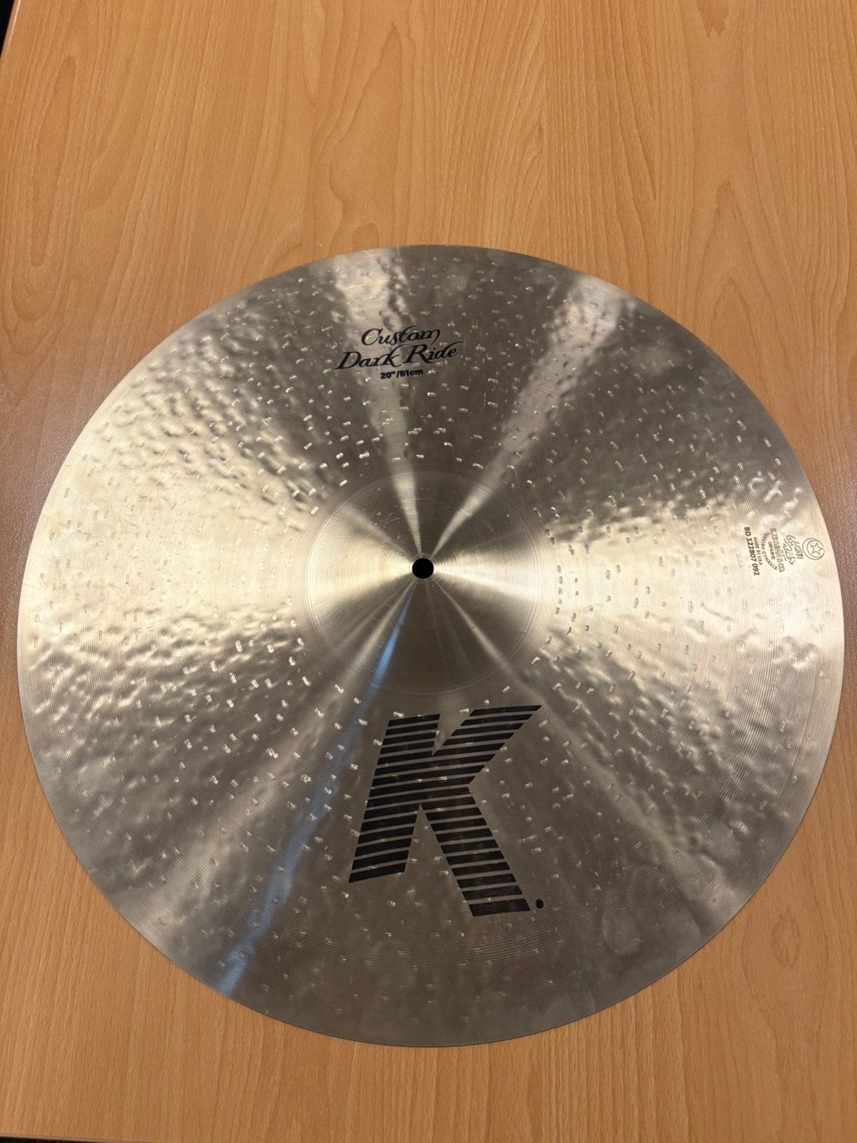 Zildjian K - custom dark ride 20”, Usa, Info@zildjian.com, Nieuw, Ophalen of Verzenden
