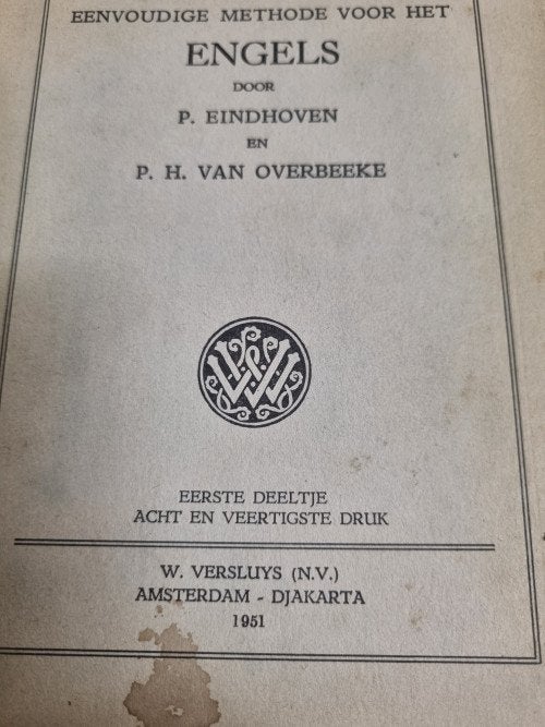 Boek step by step eenvoudige methode voor engels, Ophalen of Verzenden