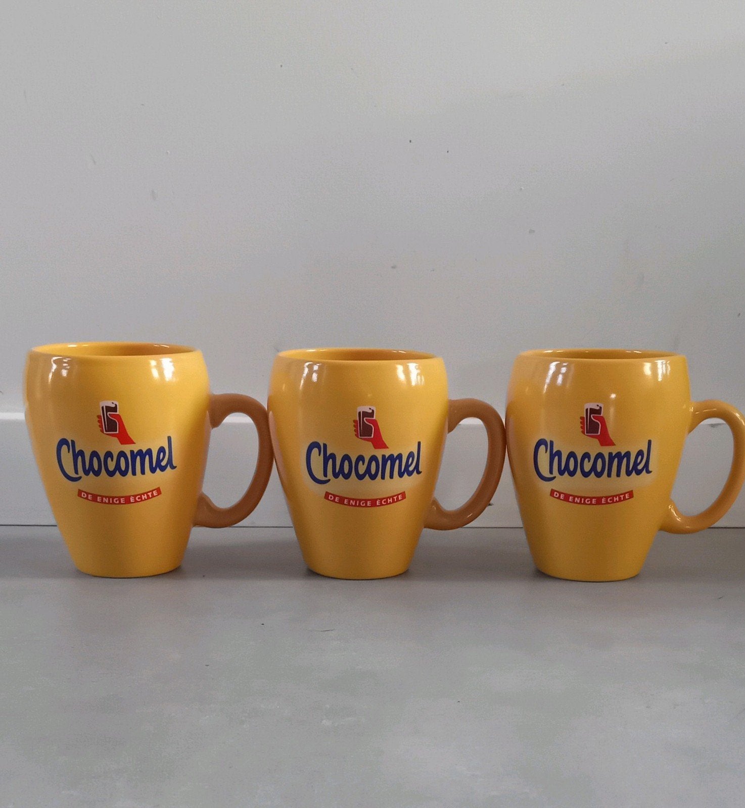 3 Chocomel mokken, Nieuw, Ophalen of Verzenden, Overige stijlen, Kop(pen) en/of Schotel(s)