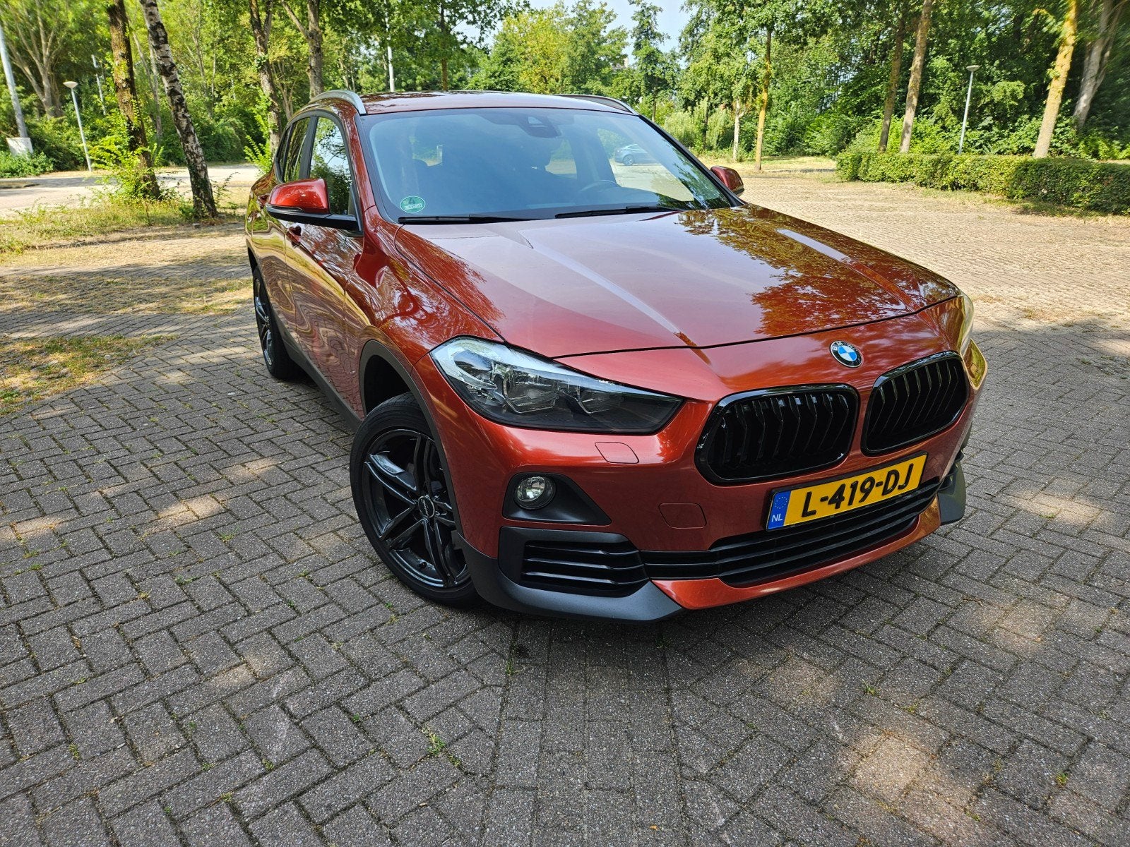 BMW X2 Sdrive20i 192pk Aut 2018 M-Sport, Auto's, BMW, 1998 cc, 1800 kg, Zwart, 1435 kg