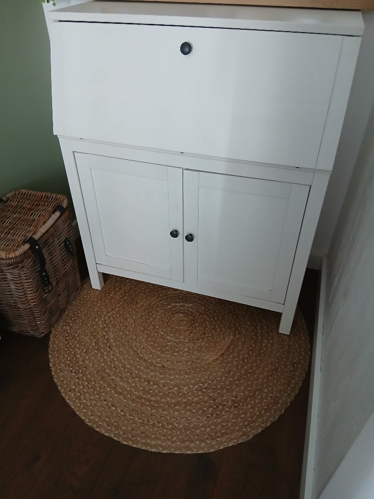 Handige witte secretaire IKEA, Ophalen, Gebruikt