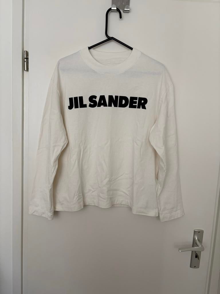 Jil Sander T-shirt met lange mouwen orgineel, Maat 38/40 (M), Wit, Ophalen of Verzenden, Zo goed als nieuw