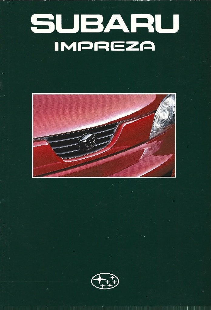 Brochure Subaru Impreza 1993, Ophalen of Verzenden, Gelezen, Overige merken