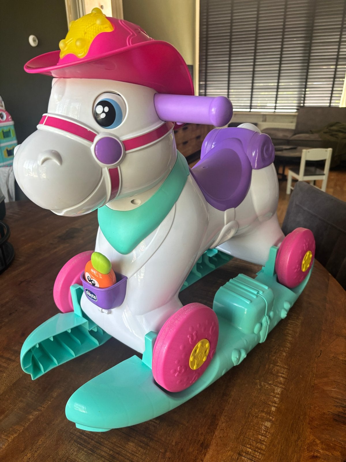 Chicco Rocking & Riding Paardje - 2-in-1 Speelplezier, Ophalen, Gebruikt, Overige typen, Met geluid