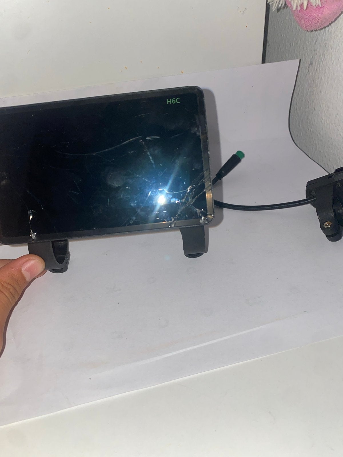 H6C Display voor E-bike - Gebruikt met barsten, Ophalen, Gebruikt