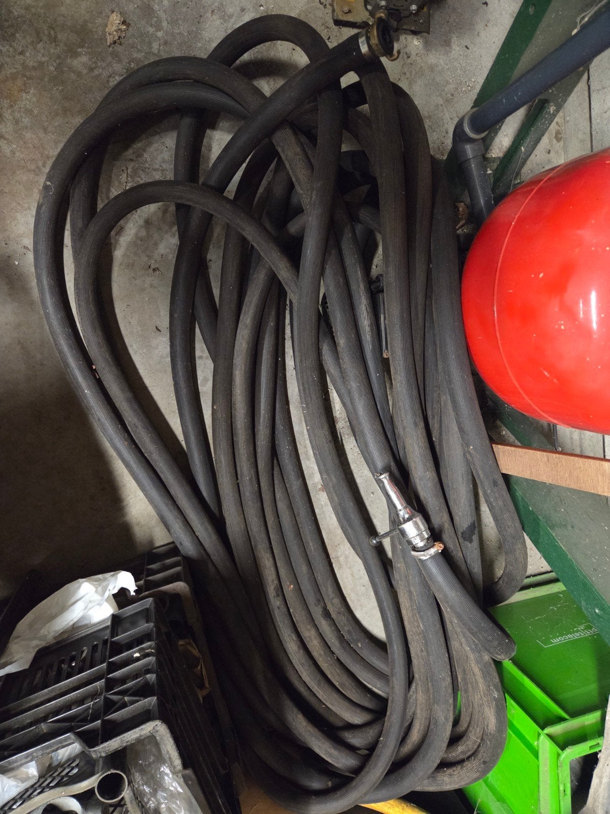 Professionele rubberen waterslang / haspelslang met kogelstr, Tuin en Terras, Ophalen, Gebruikt, Tuinslang