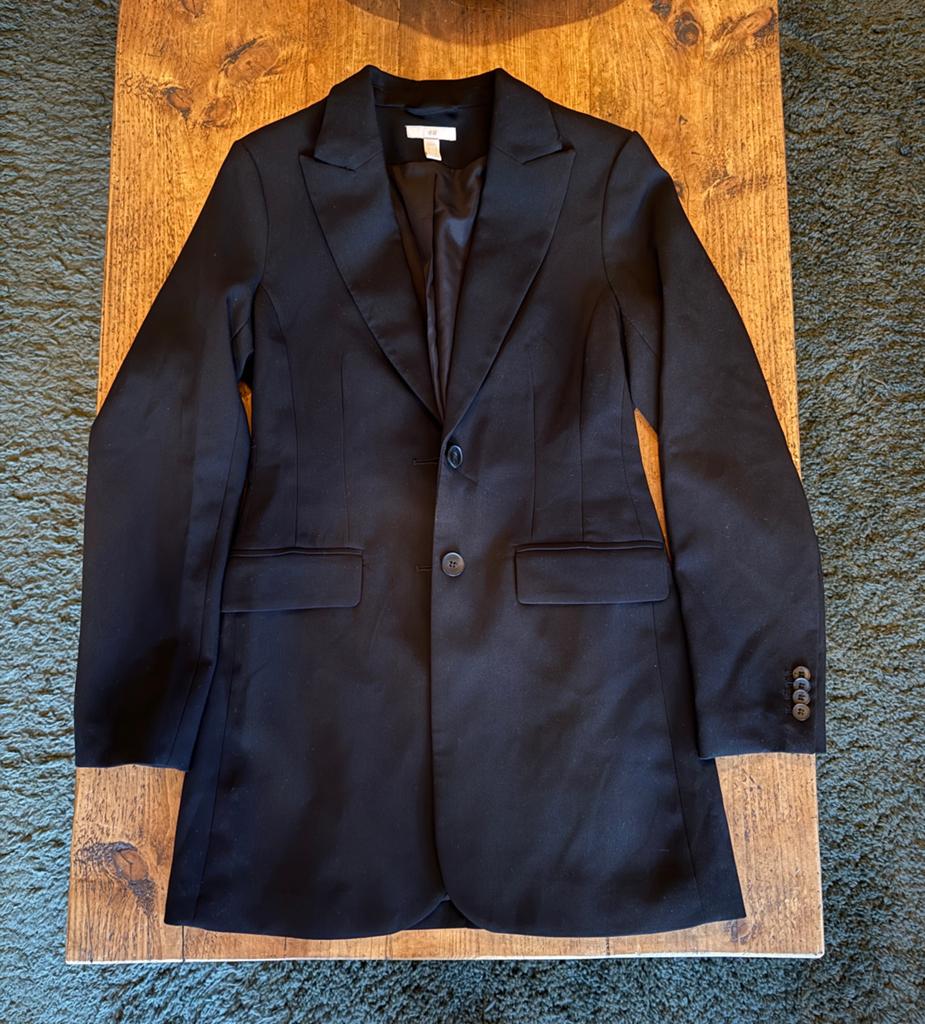 Blazer H&M maat S, Ophalen, Zwart, Zo goed als nieuw, Jasje