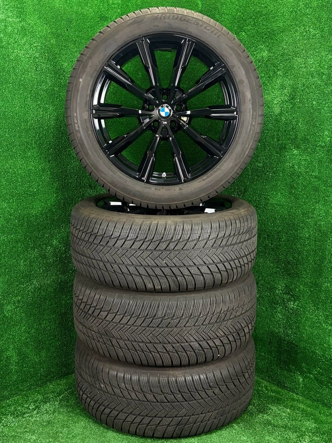 Originele 20 inch BMW 740M velgen winterbanden X5 X6 G05 G06, Gebruikt, -, 275 mm, -