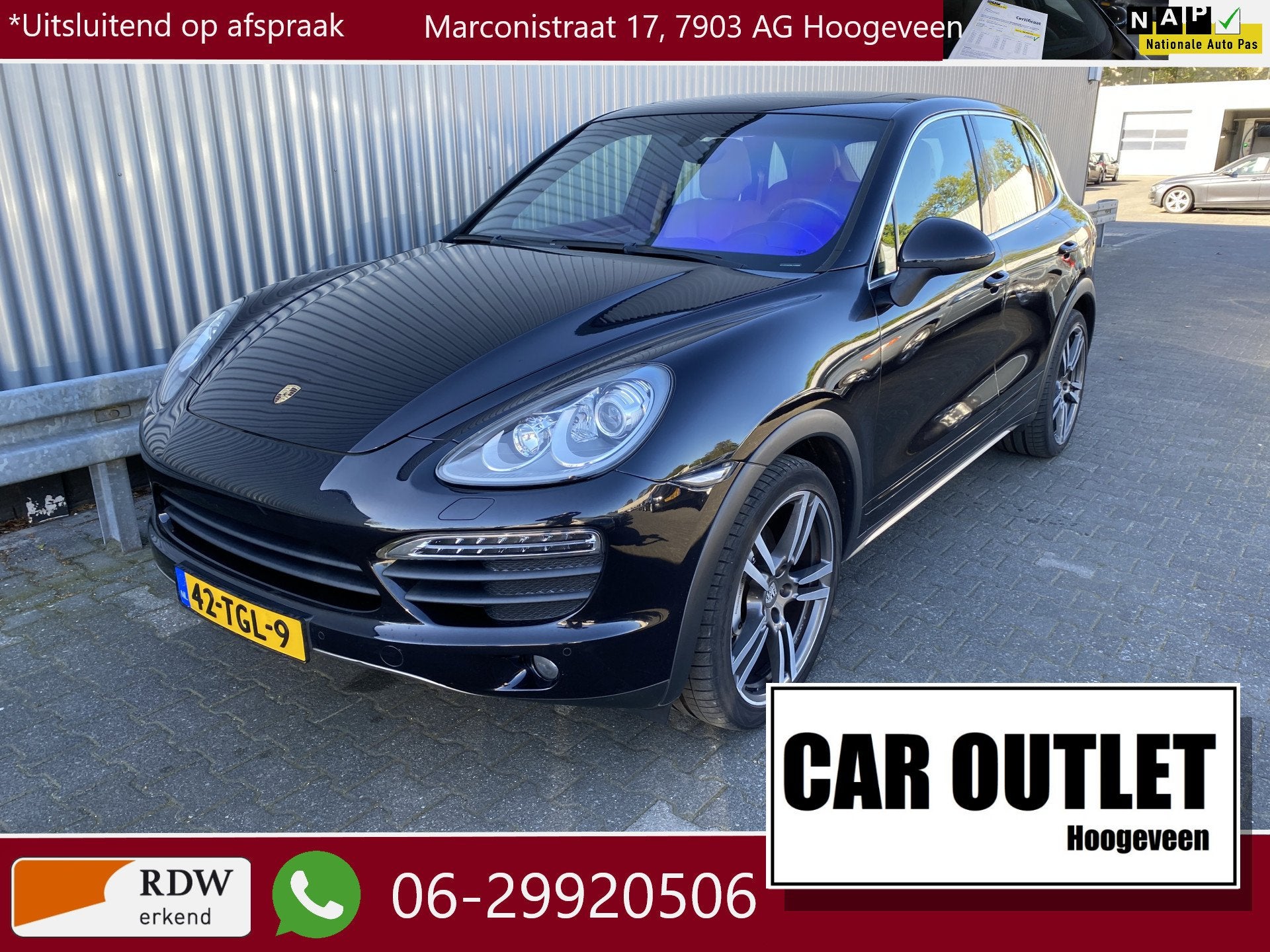 Porsche Cayenne 4.8 S Vol, Vol in de opties De Luxe Lederpak, Automaat, 2240 kg, Gebruikt, 8 cilinders