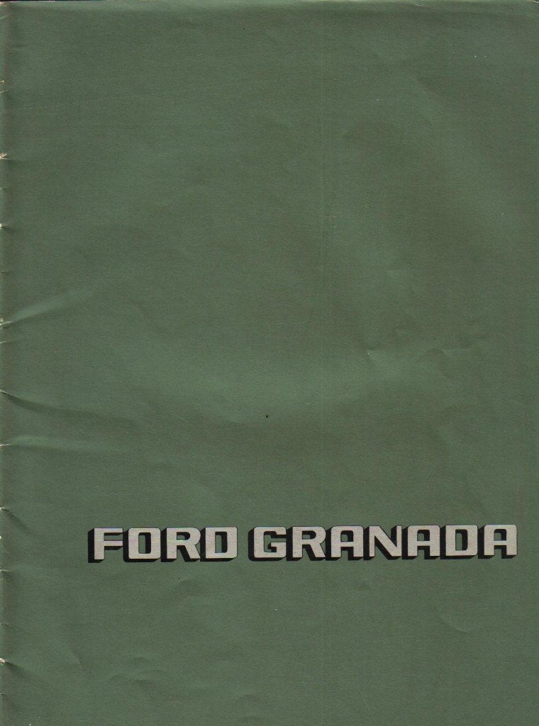 Brochure Ford Granada Januari 1980, Ophalen of Verzenden, Gelezen, Ford