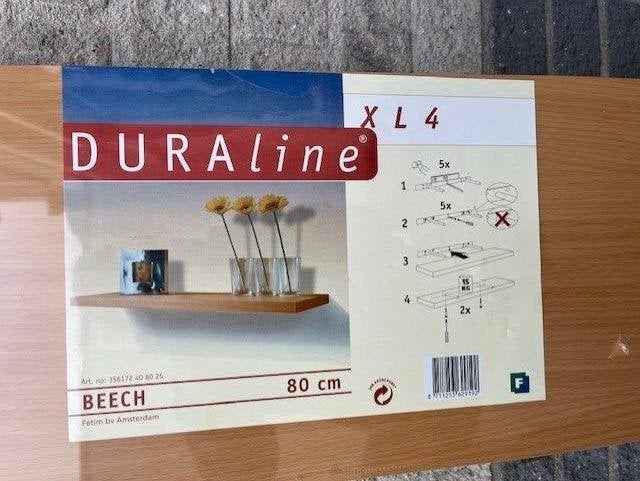 Duraline XL wandplank, Ophalen of Verzenden, Nieuw