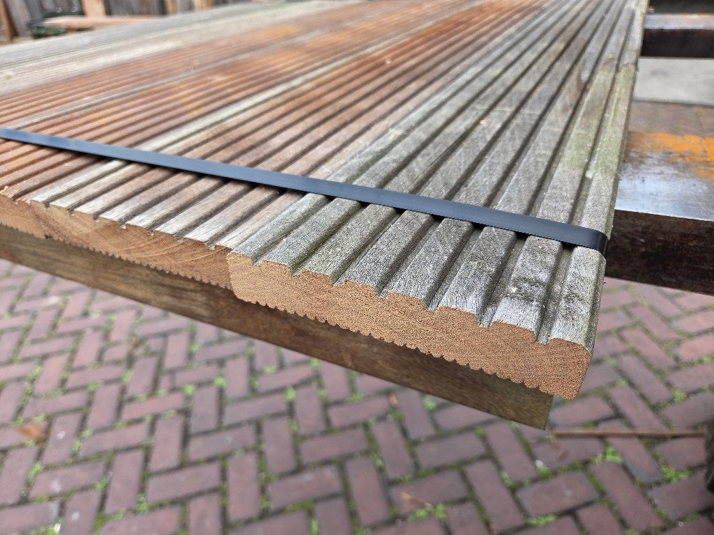 7  profielplanken / Vlonderplanken 1.10 m lang - nr: HP206, Ophalen, Nieuw, Hout