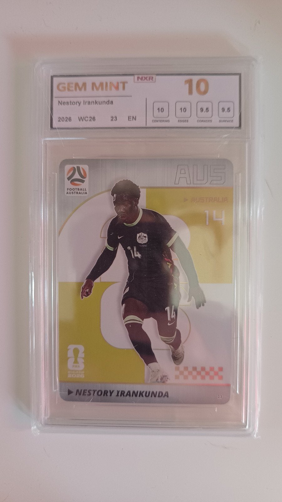 Nestory Irankunda NXR Gem Mint 10 Voetbal Spelerskaart, Ophalen of Verzenden