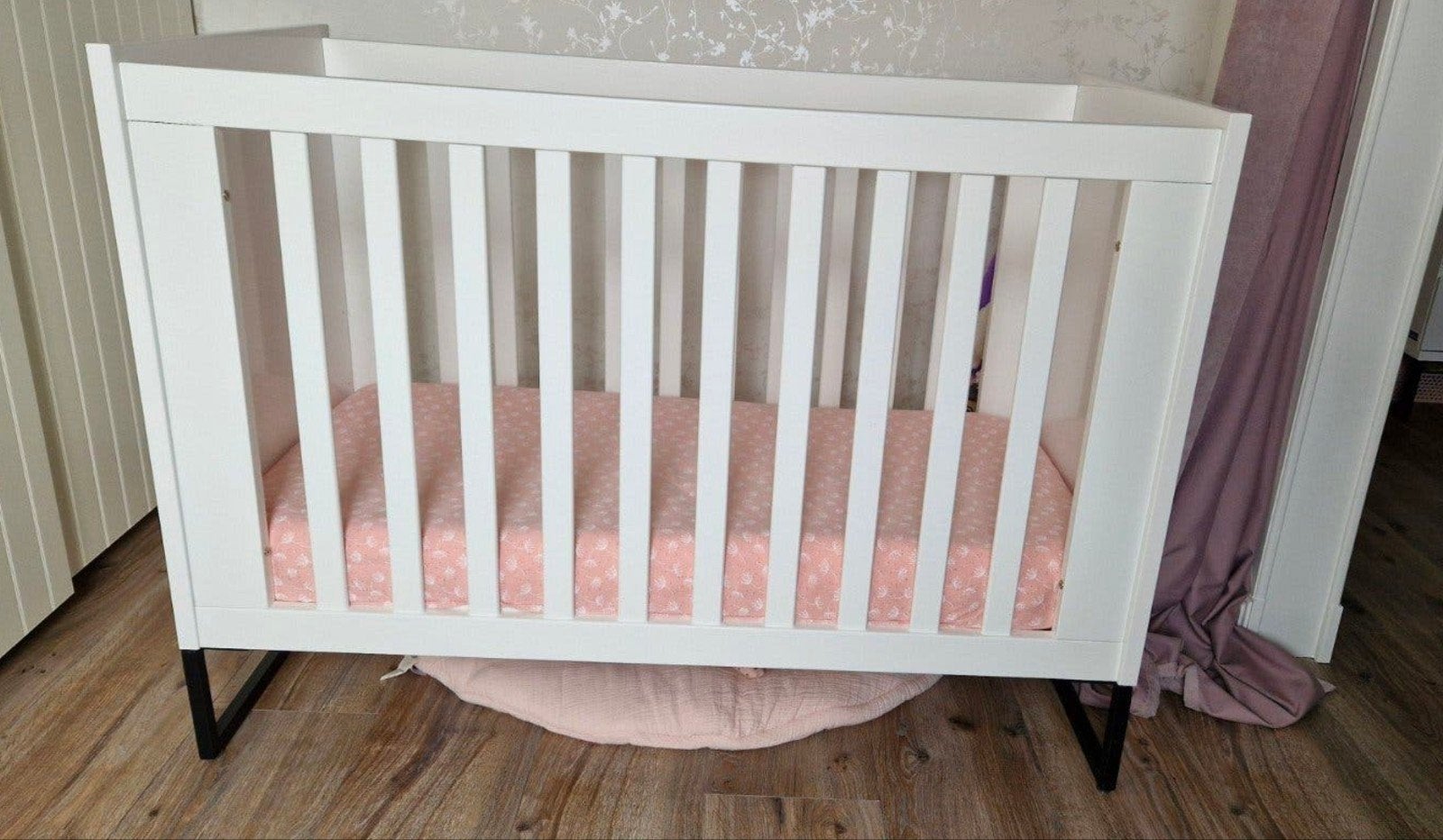 Interbaby ledikant met Pretura matras, Zo goed als nieuw, Minder dan 140 cm, Minder dan 70 cm, Ophalen