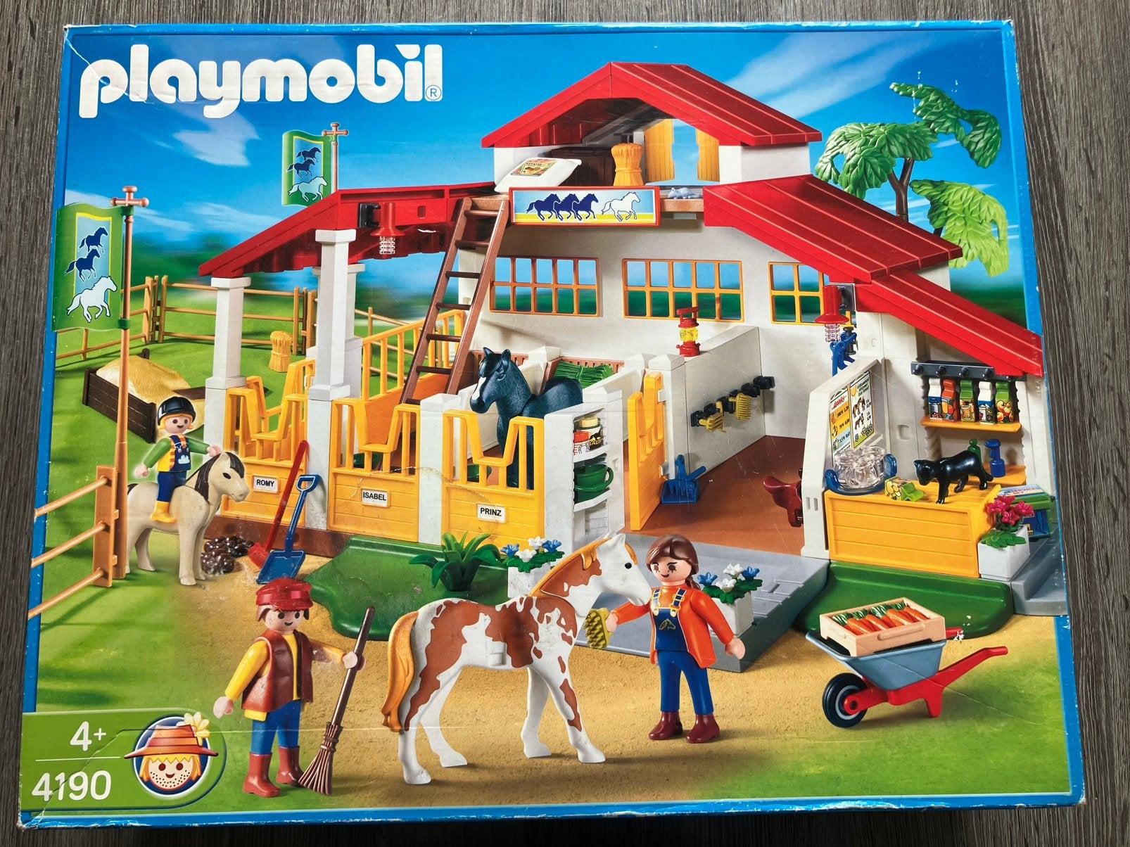 Playmobil paardenmanege 4190, Kinderen en Baby's, Speelgoed | Playmobil, Ophalen of Verzenden, Zo goed als nieuw