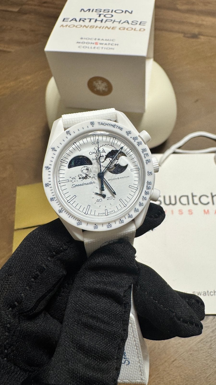 Omega x watch, Ophalen of Verzenden, Zo goed als nieuw, Kunststof, Overige merken