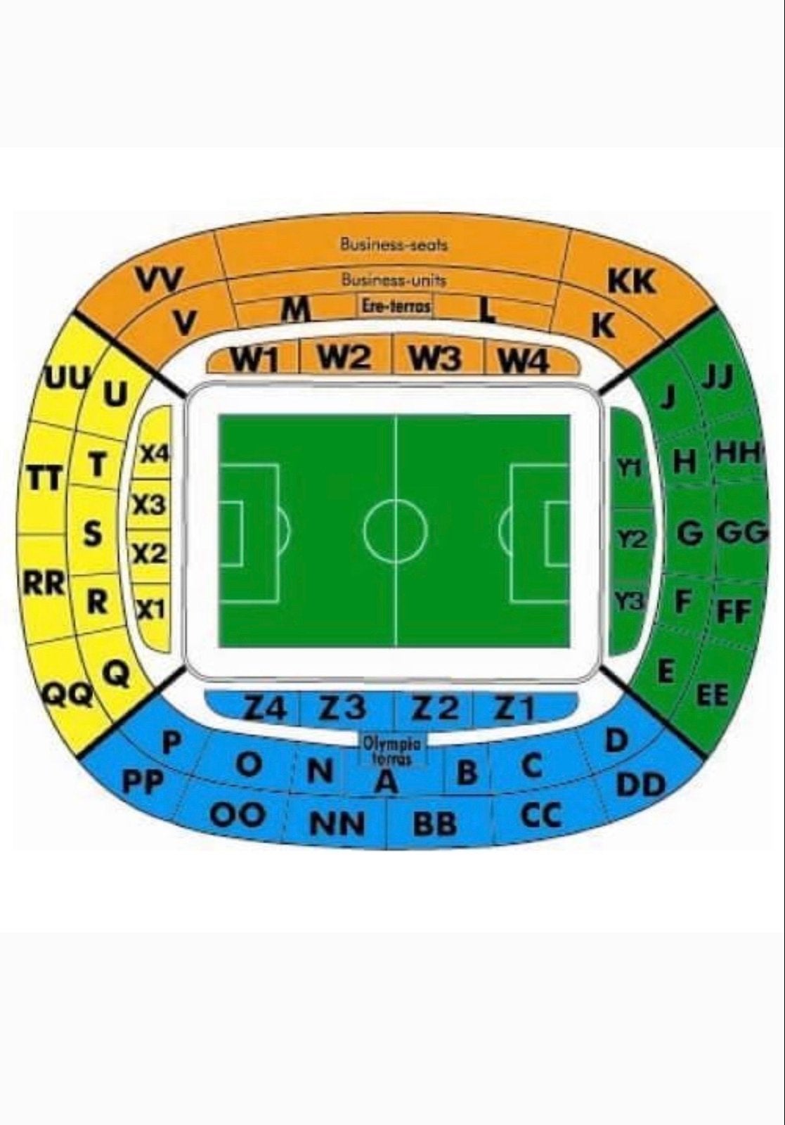 Feyenoord ADO Den Haag ticket kaartje vak y. Ik heb 4 stuks, Eén persoon