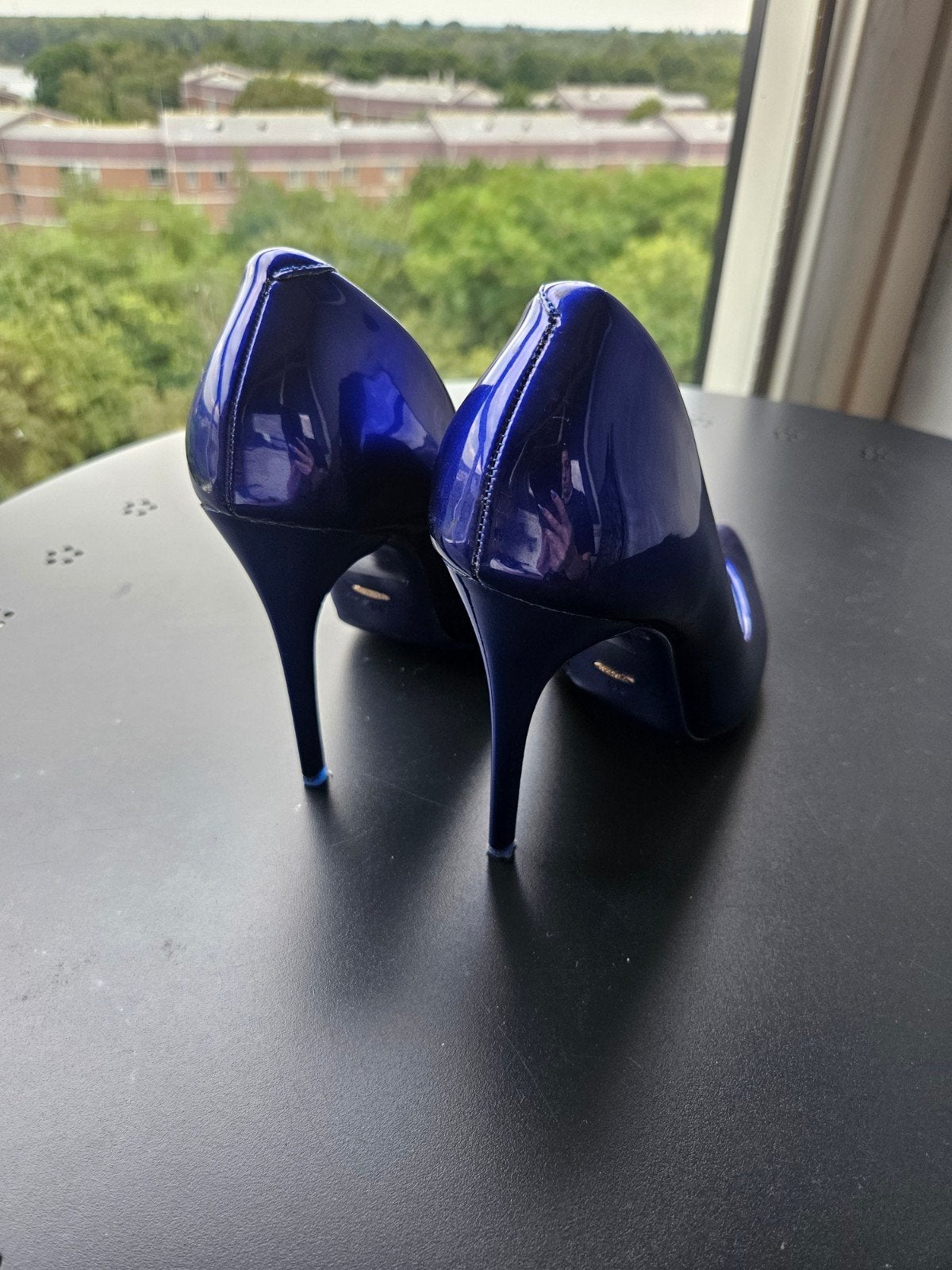 VICES Kobaltblauwe Lak Pumps - Stiletto Hak 11 cm - Maat 38, Ophalen of Verzenden