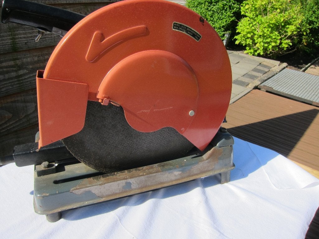 Metaal afkortmachine, Ophalen, Gebruikt, 70 mm of meer, Lintzaag