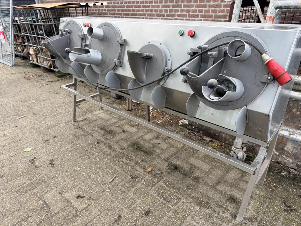 Professionele groentesnijmachine - RVS, Ophalen, Gebruikt