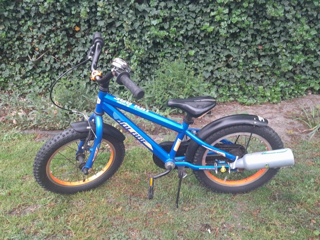 Nette jongensfiets met uitlaat - demontabel, 49 tot 53 cm, Ophalen of Verzenden, Gebruikt, Overige merken