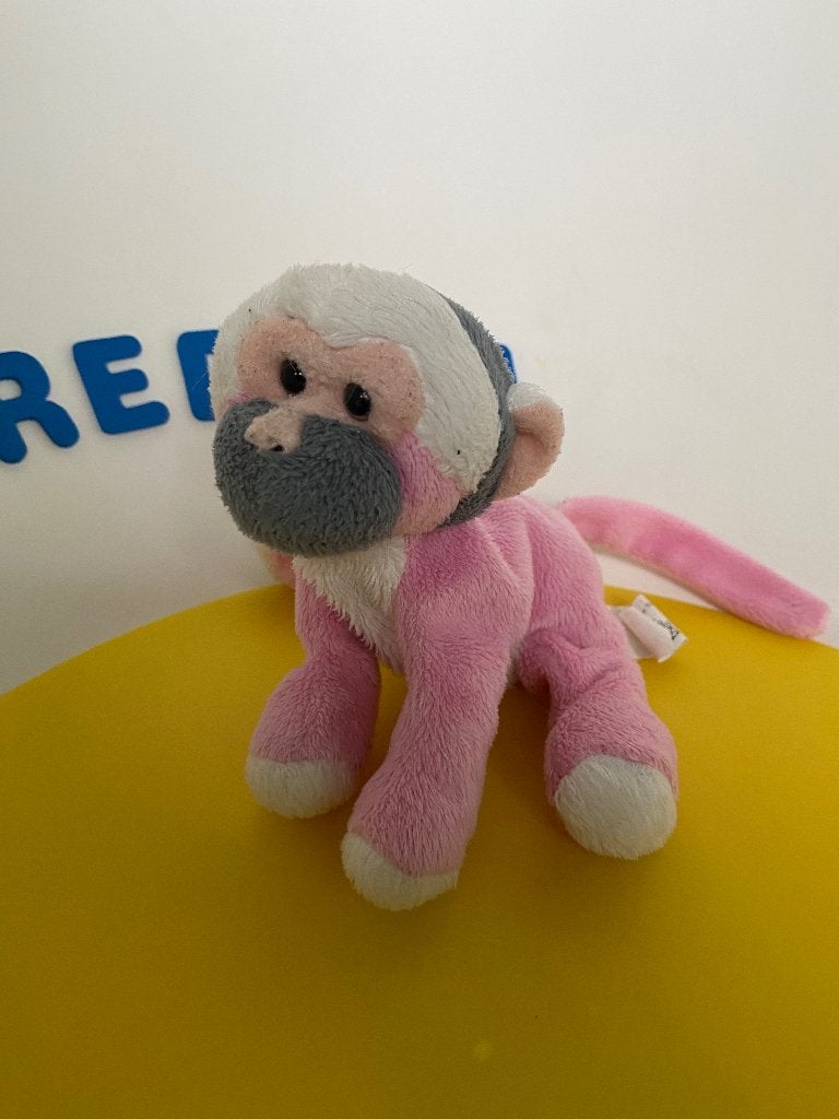 K1621 apenheul aap aapje roze, Ophalen of Verzenden, Zo goed als nieuw, Overige typen