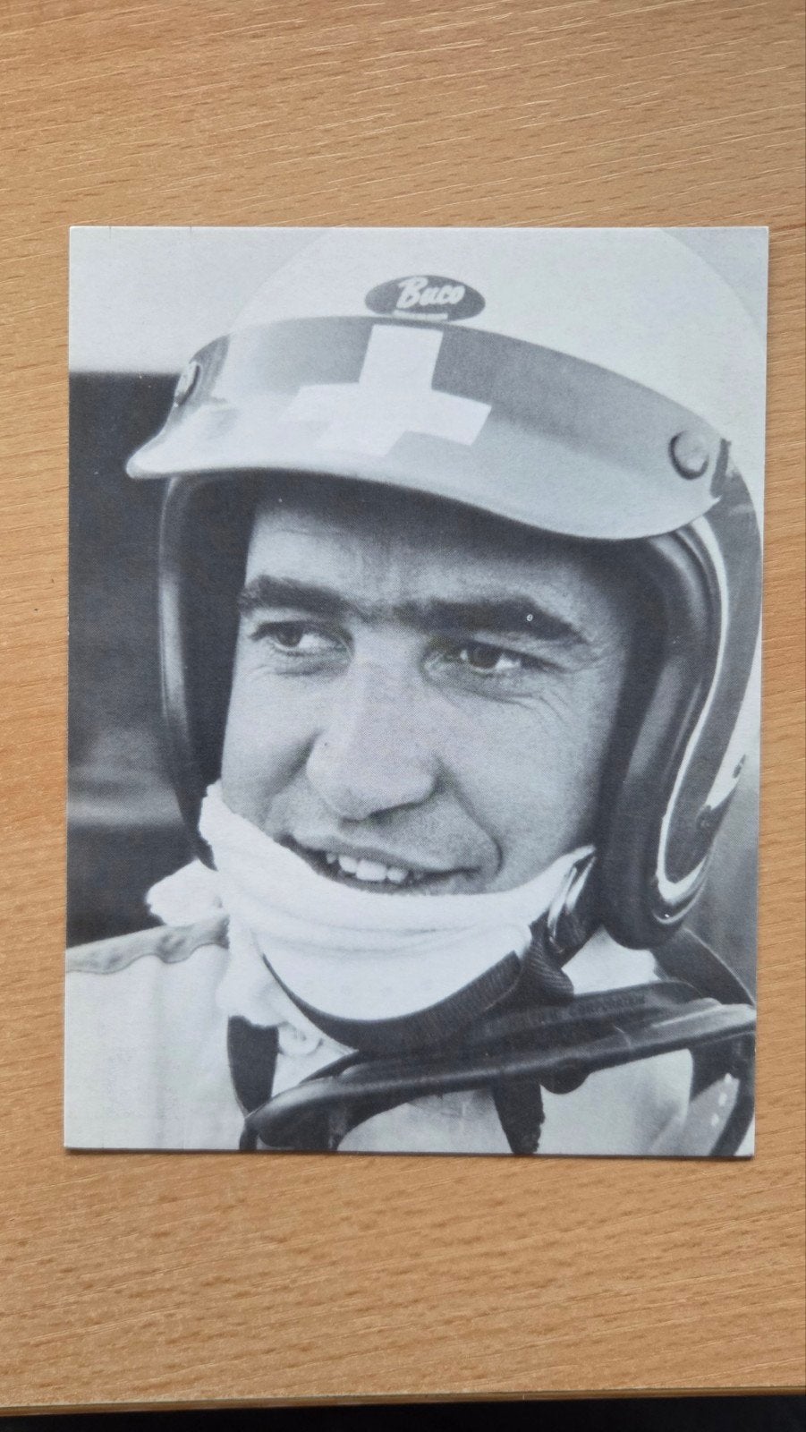 Ferrari kaart van F1-coureur Clay Regazzoni, Verzamelen, Ophalen of Verzenden