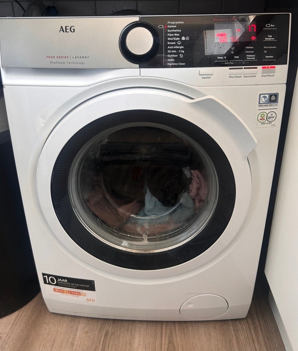 AEG Wasmachine 7000 lavamat, Ophalen, Gebruikt, Minder dan 85 cm, 8 tot 10 kg