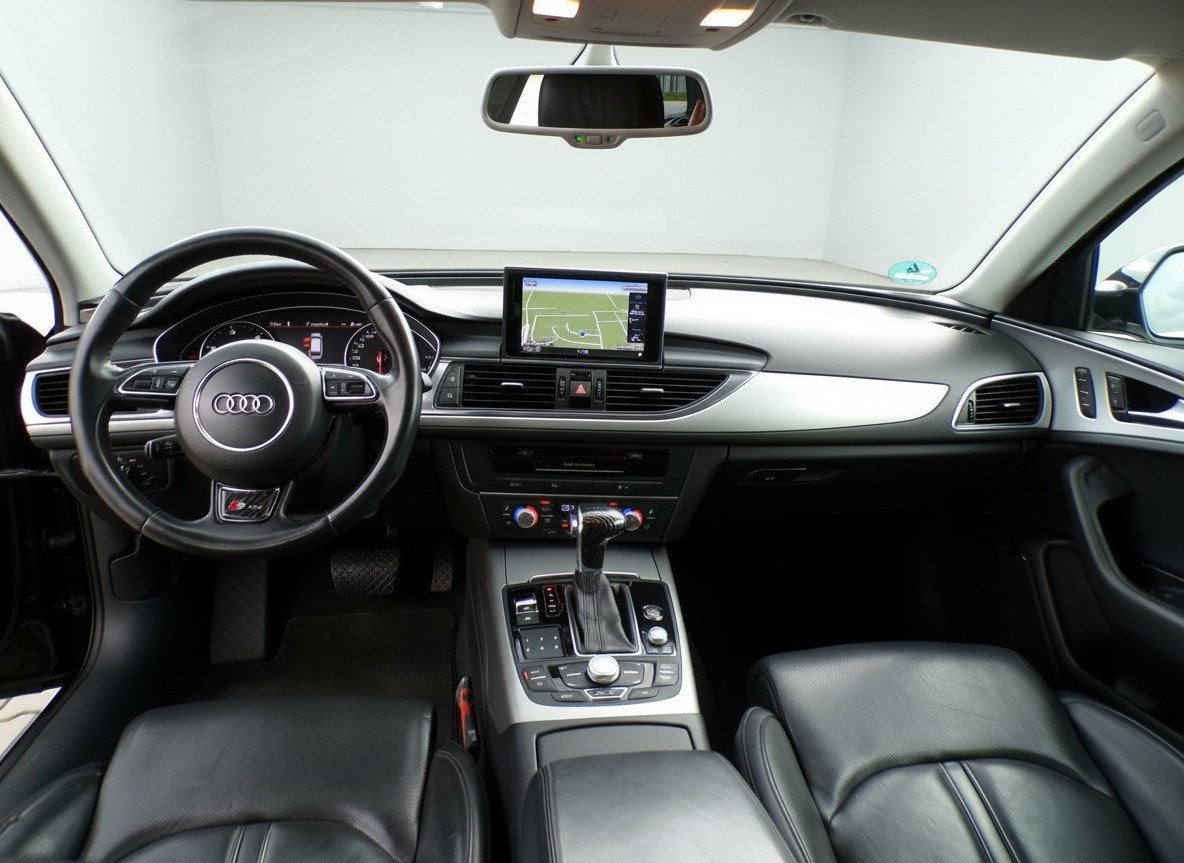 Audi A6 Avant 3.0 TDI Pro Line S-Line-Leer-Xenon-Camera-Memo, Auto's, Euro 5, Zwart, Navigatiesysteem, Zwart