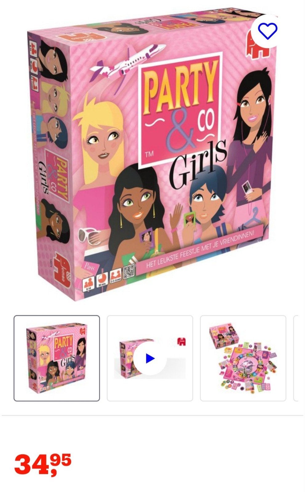 party en co girls spel 2x gespeeld zgan 7,50, Ophalen, Zo goed als nieuw