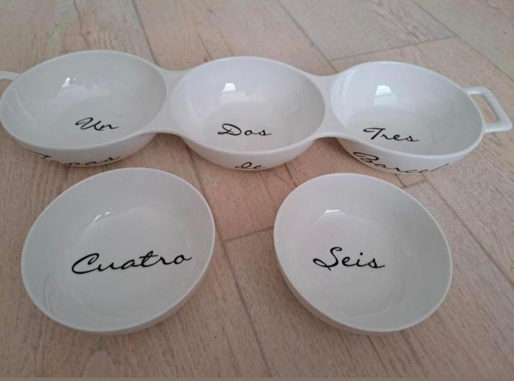 Leuke set van Riviera Maison tapas schaaltjes, Huis en Inrichting, Ophalen of Verzenden