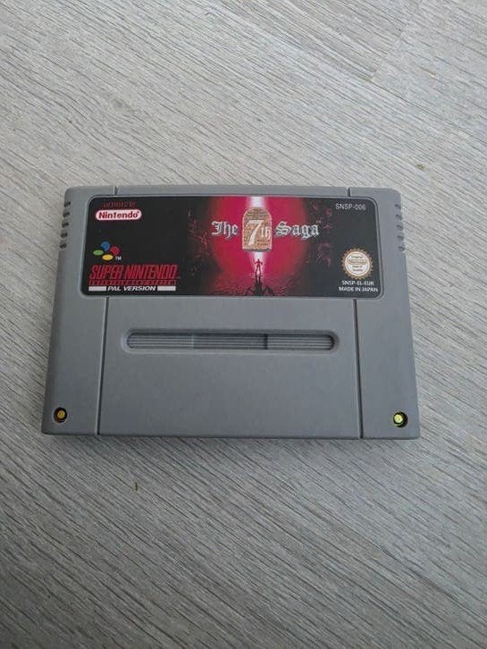 The 7th Saga SNES, Klassieke RPG, Super Nintendo, Spelcomputers en Games, Games | Nintendo Super NES, Ophalen, Gebruikt, 1 speler
